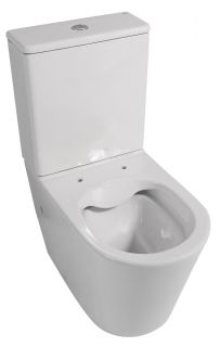 Унитаз-компакт ABBER Bequem AC1112 безободковый белый